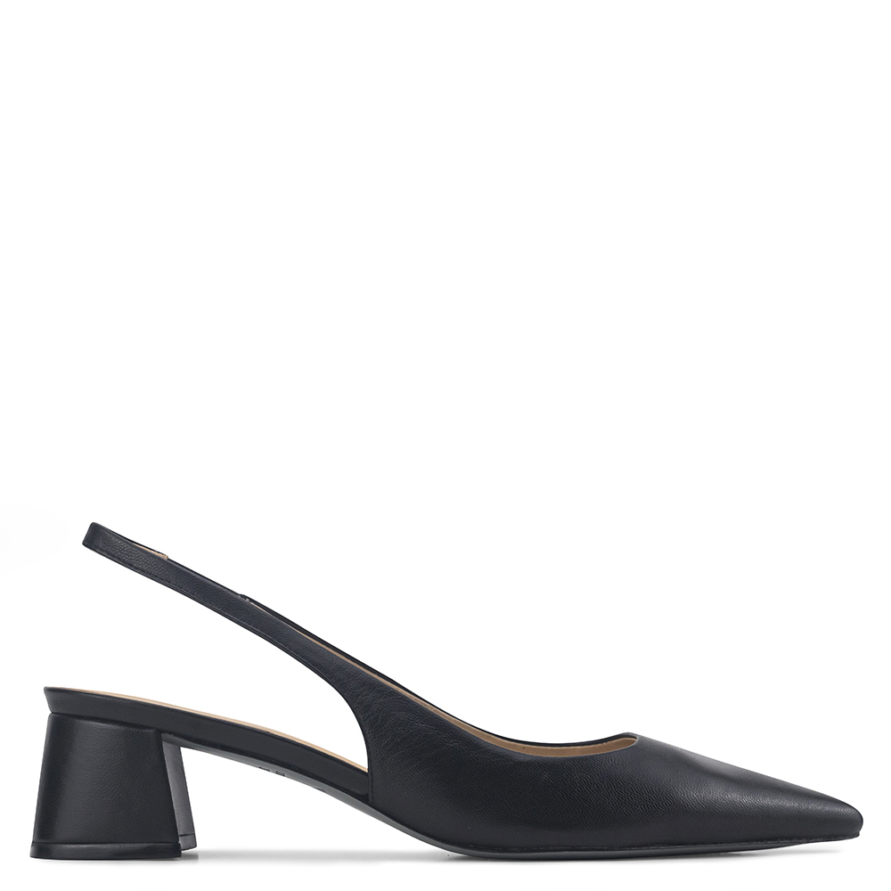 Scarpin Slingback Prince Pelica Preto