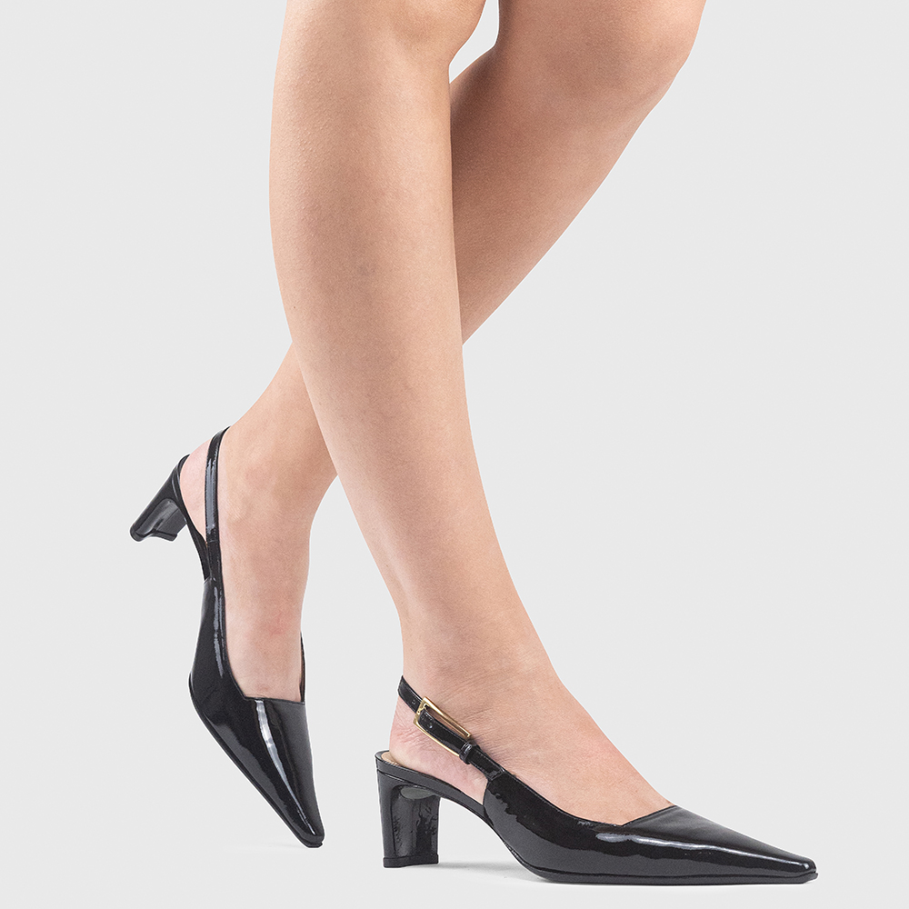 Scarpin Slingback Toulon Caramelo